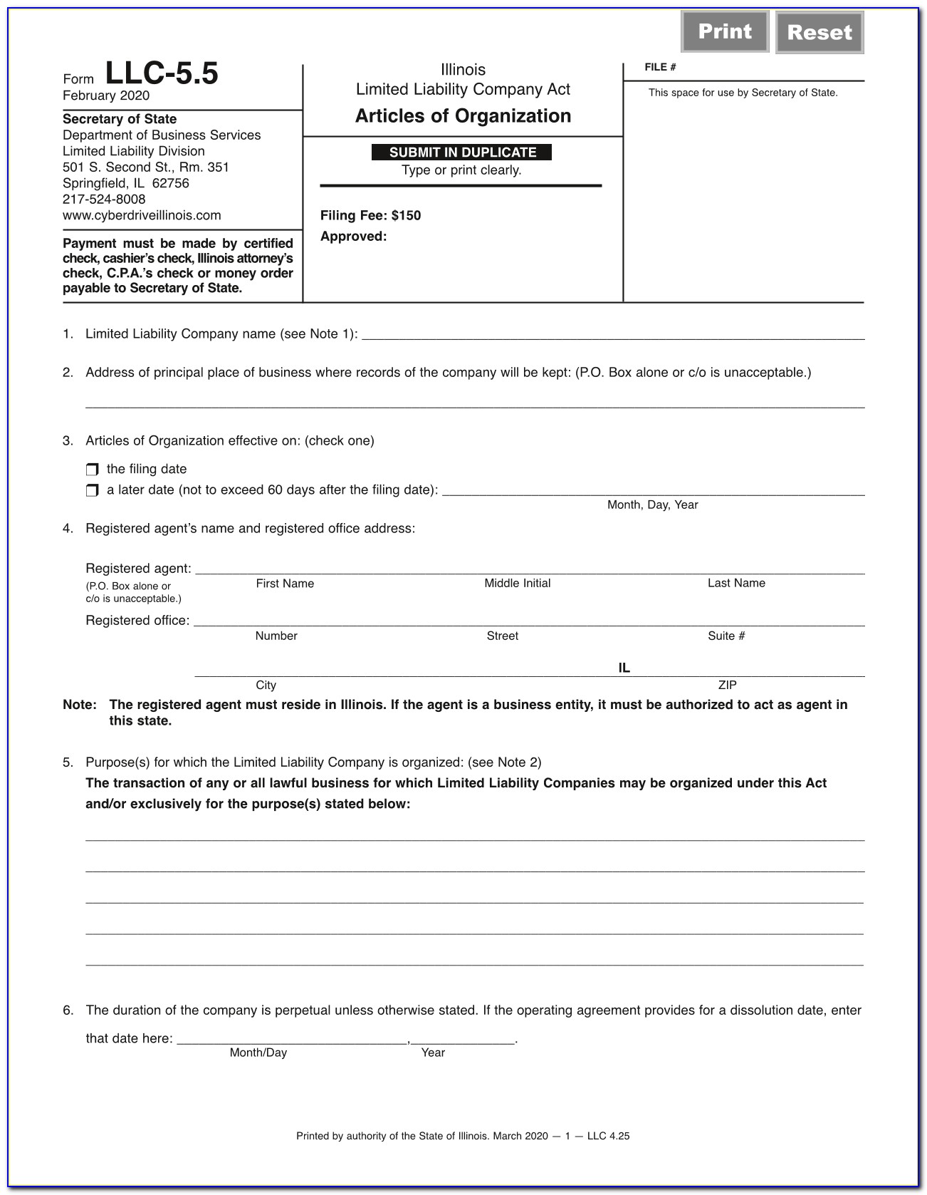 Articles Of Incorporation Texas Form