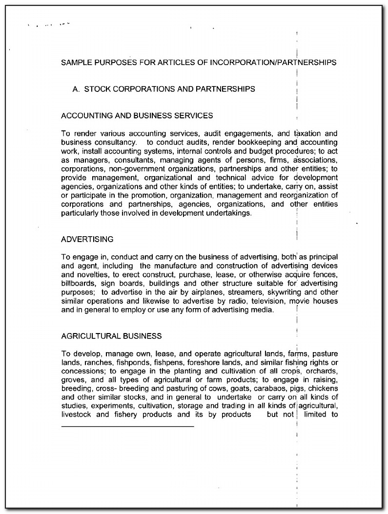 Articles Of Organization Florida Llc Form