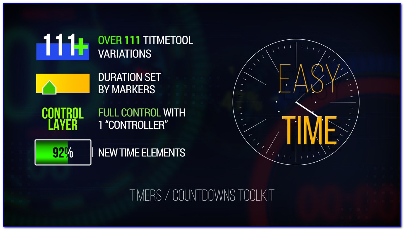 Countdown Timer After Effects Template Free Download