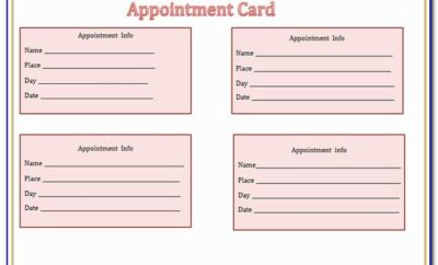 Doctor's Appointment Reminder Letter Template