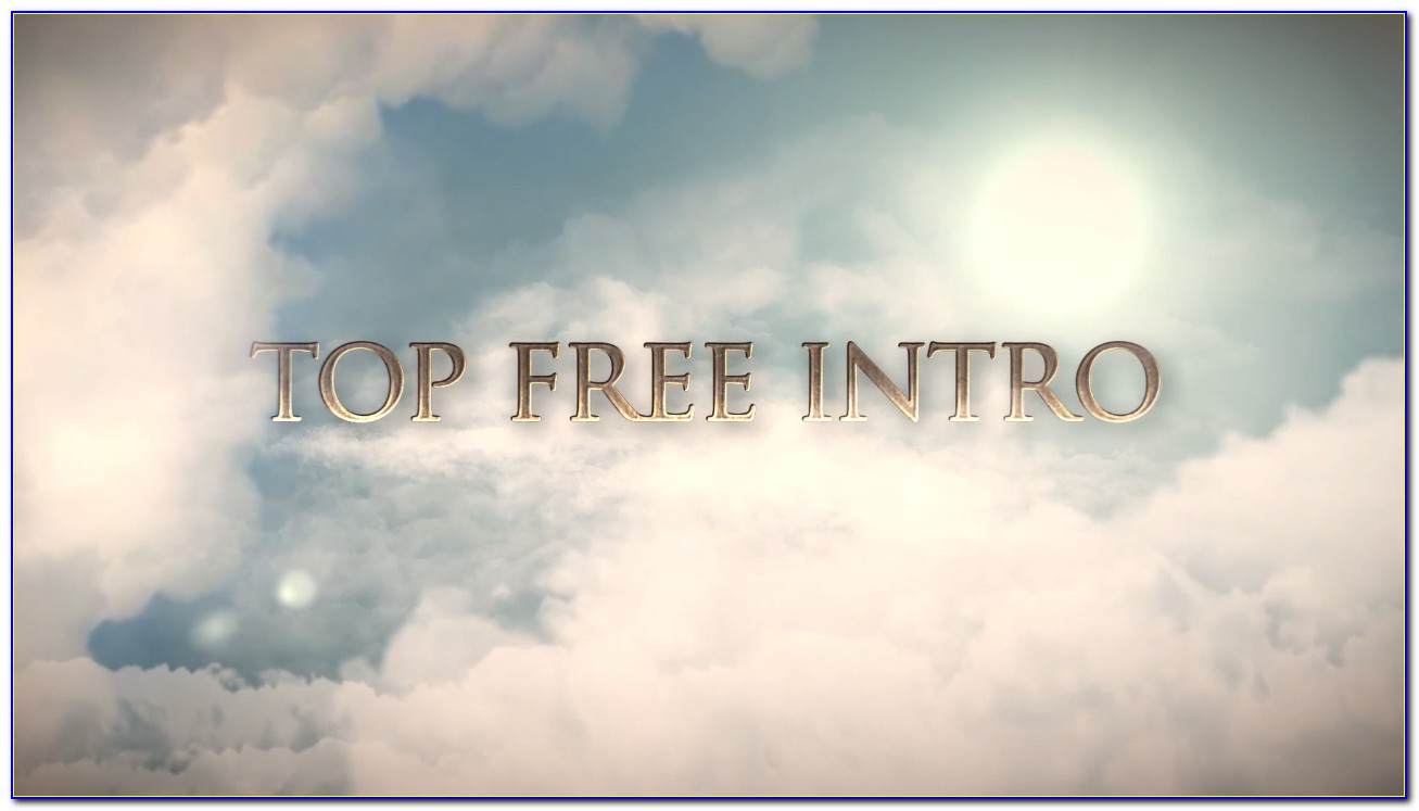 Free Adobe After Effects Intro Templates No Plugins