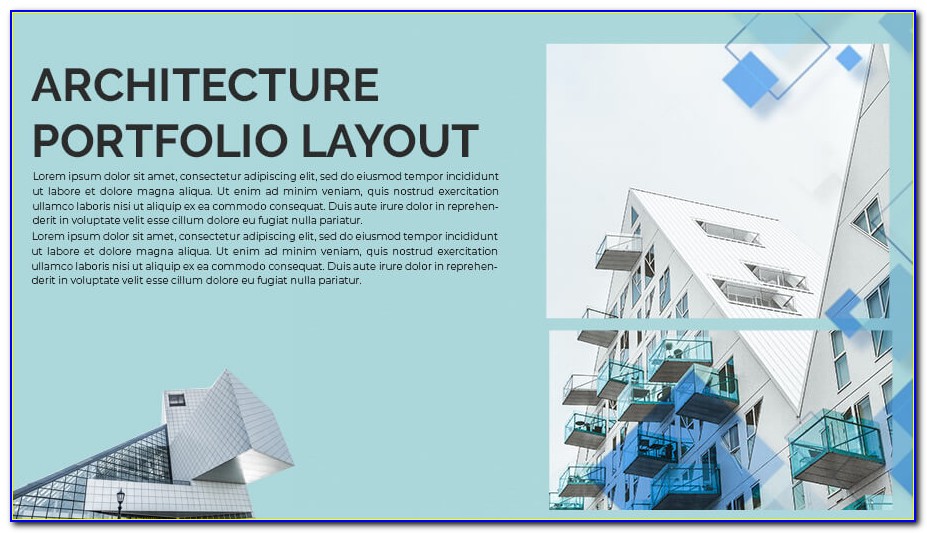 Free Architecture Portfolio Template Indesign