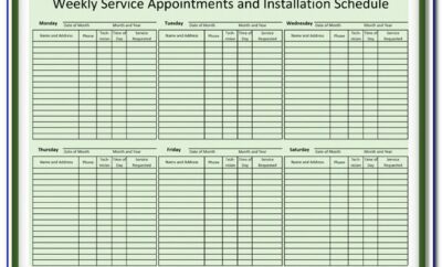 Free Online Appointment Scheduling Template