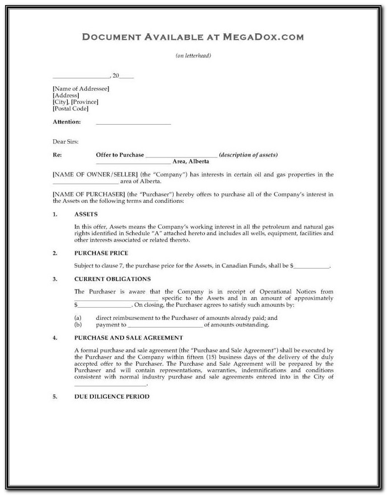 Texas Asset Purchase Agreement Form