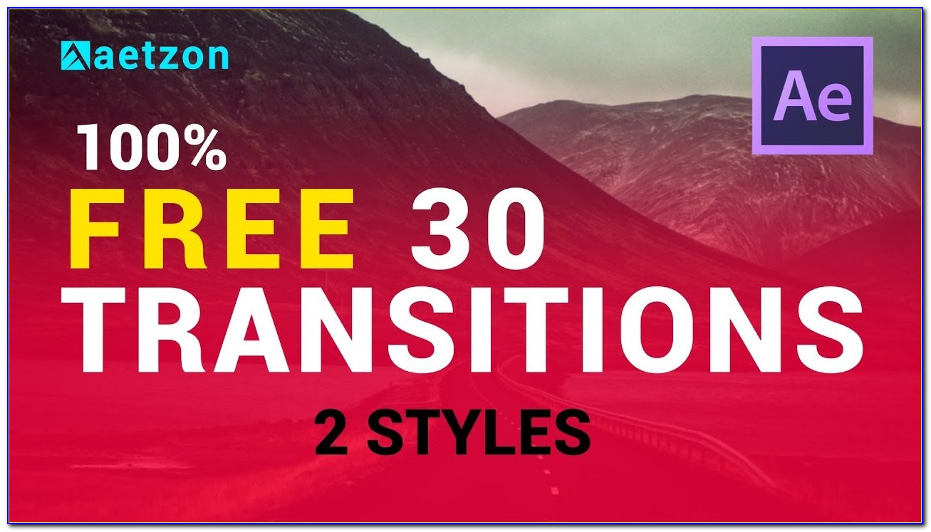 Transitions Pack After Effects Template Free Download