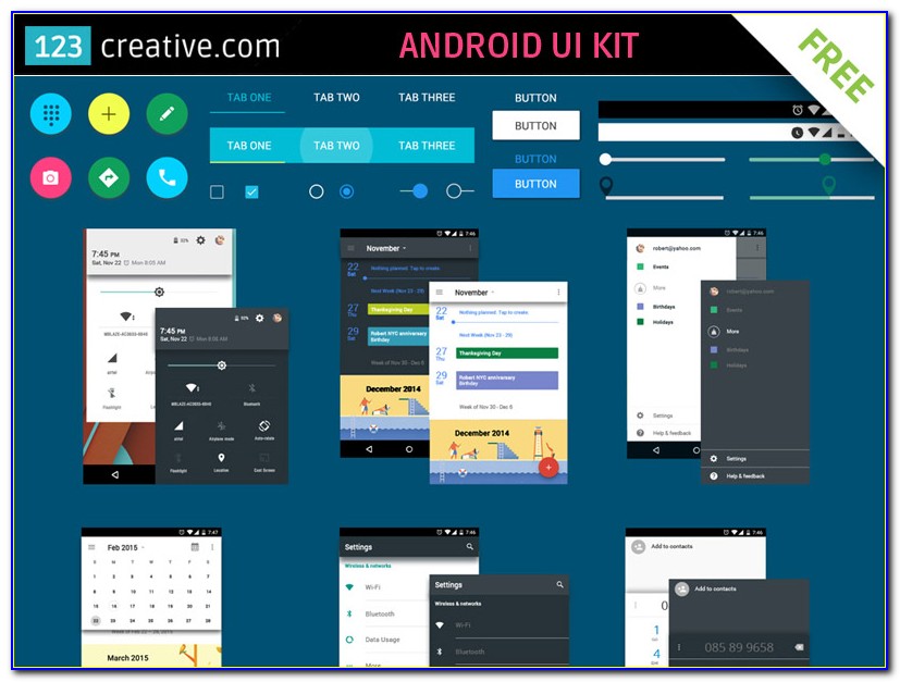 Ui Android Template App Free Download