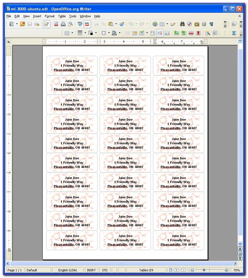 Making 5160 Labels In Word