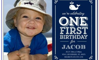 1st Birthday Invitation Templates Photoshop Free