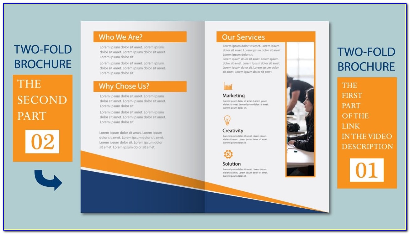 2 Fold Brochure Template Free Download Word