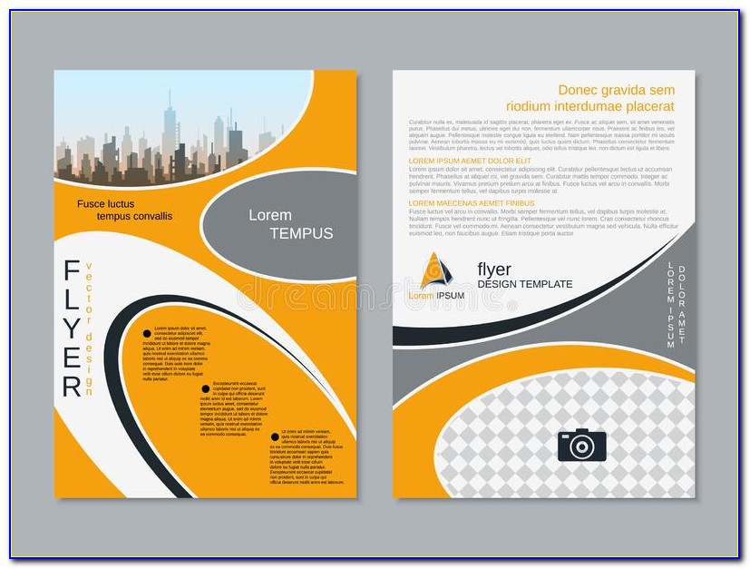 2 Sided Brochure Template