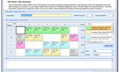 24 Hour Employee Schedule Template