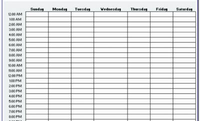 24 Hour Shift Schedule Template Free
