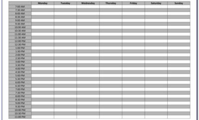 24 Hour Shift Schedule Template Software