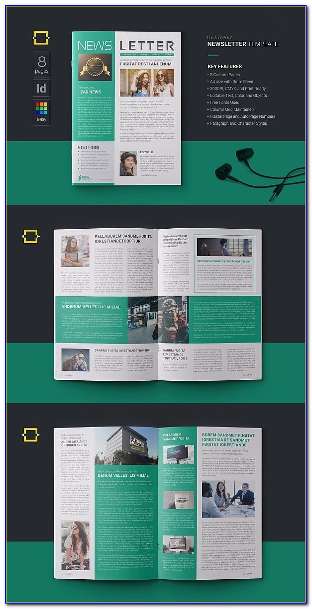 36 Page Magazine Newsletter Template