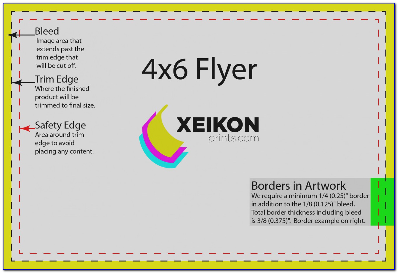 4 X6 Flyer Template Illustrator