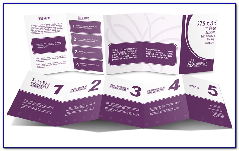 5 Fold Brochure Template Free