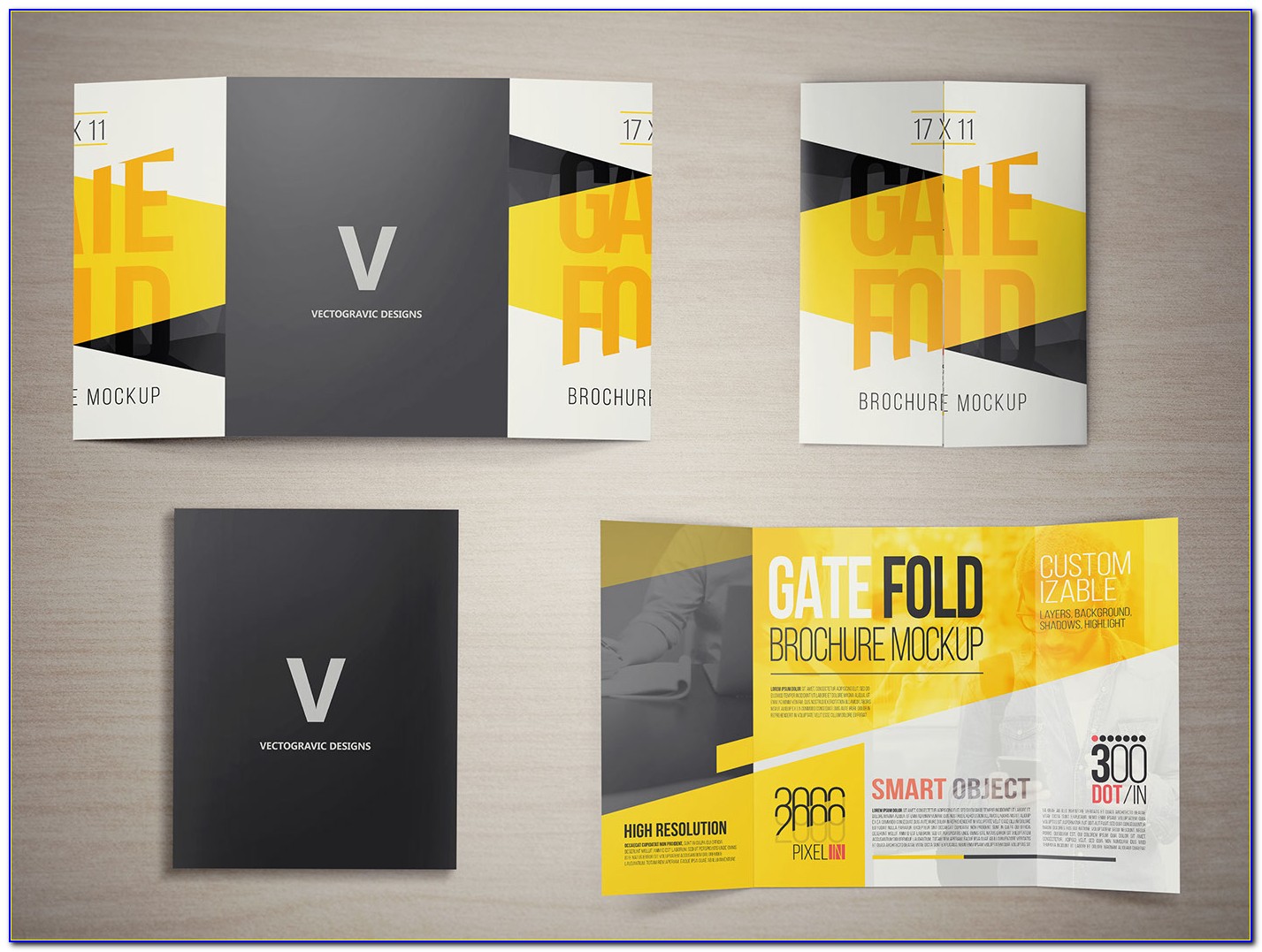 5 Fold Brochure Template Psd