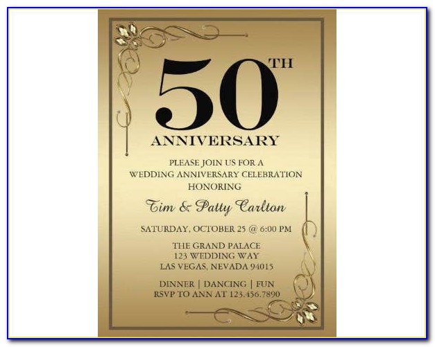 50th Birthday Invite Templates Uk