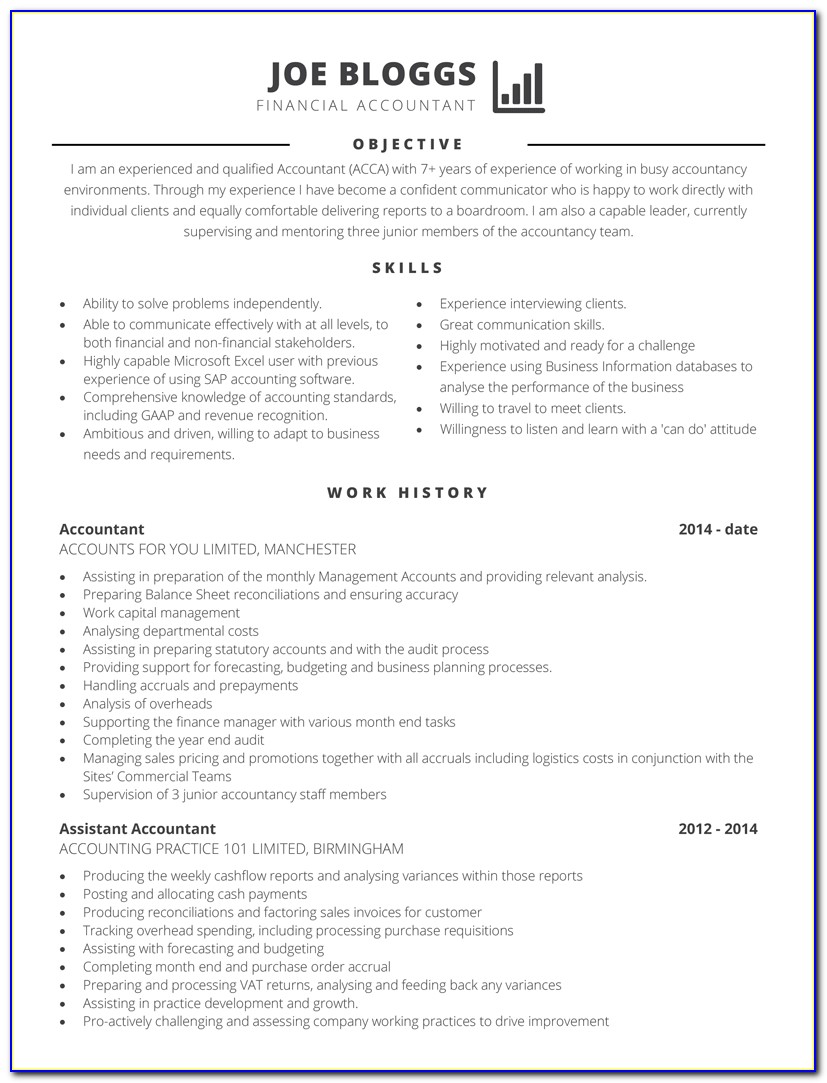 Accountant Cv Word Format Free Download