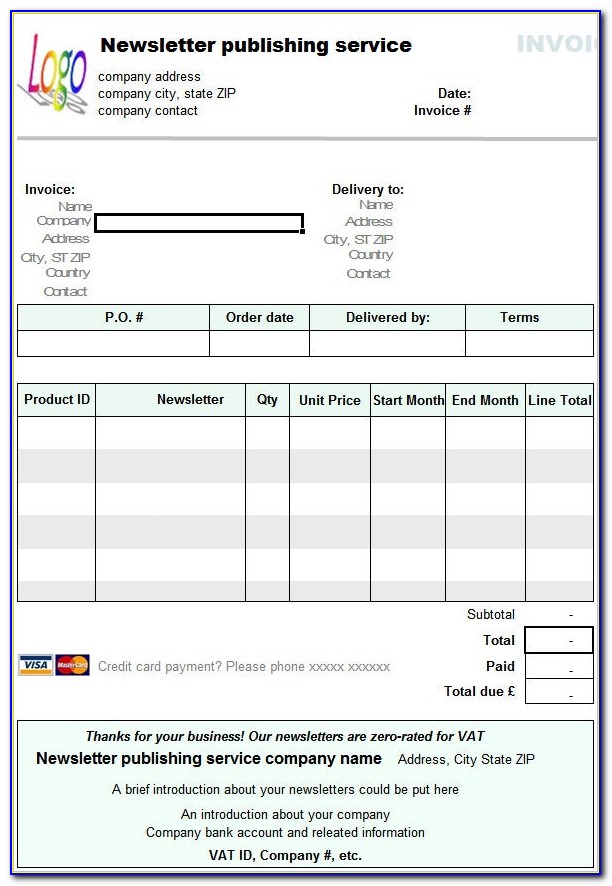 Accounting Ledger Template Word