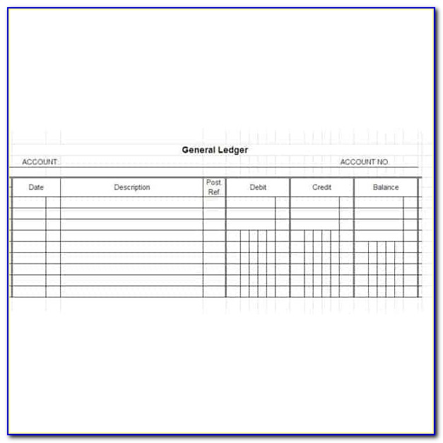 Accounts Payable And Receivable Ledger Template