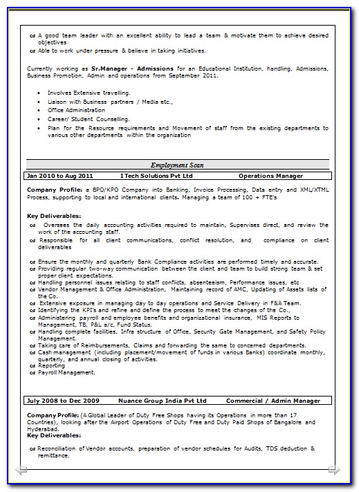 Accounts Payable Specialist Resume Templates