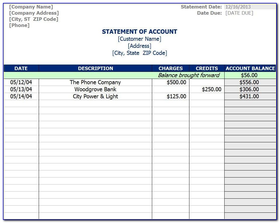 Accounts Payable Tracking Spreadsheet Template