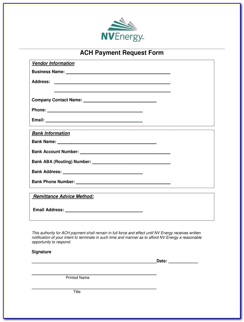Ach Form Template Word