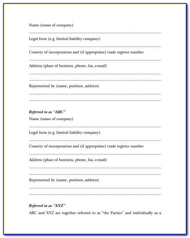 Activity Waiver Form Template
