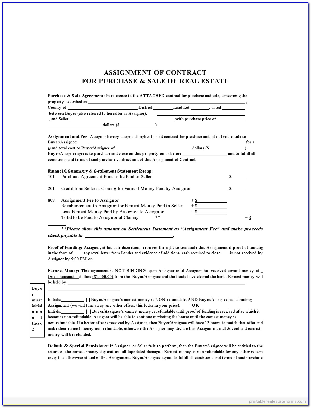 Actor Management Contract Template