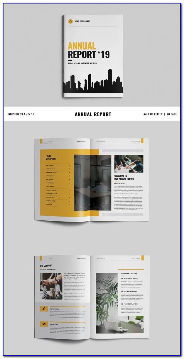 Adobe Indesign Report Template