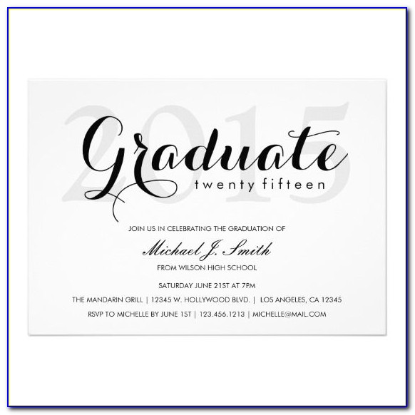 Best Font For Graduation Announcements