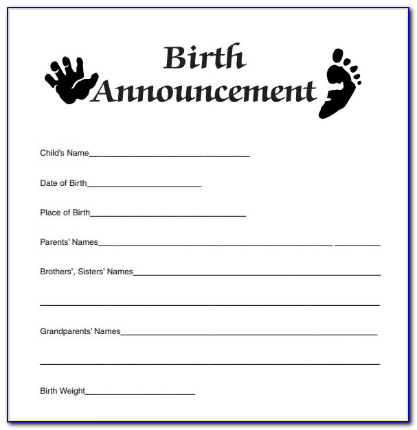 Birth Announcements Phoenix Az