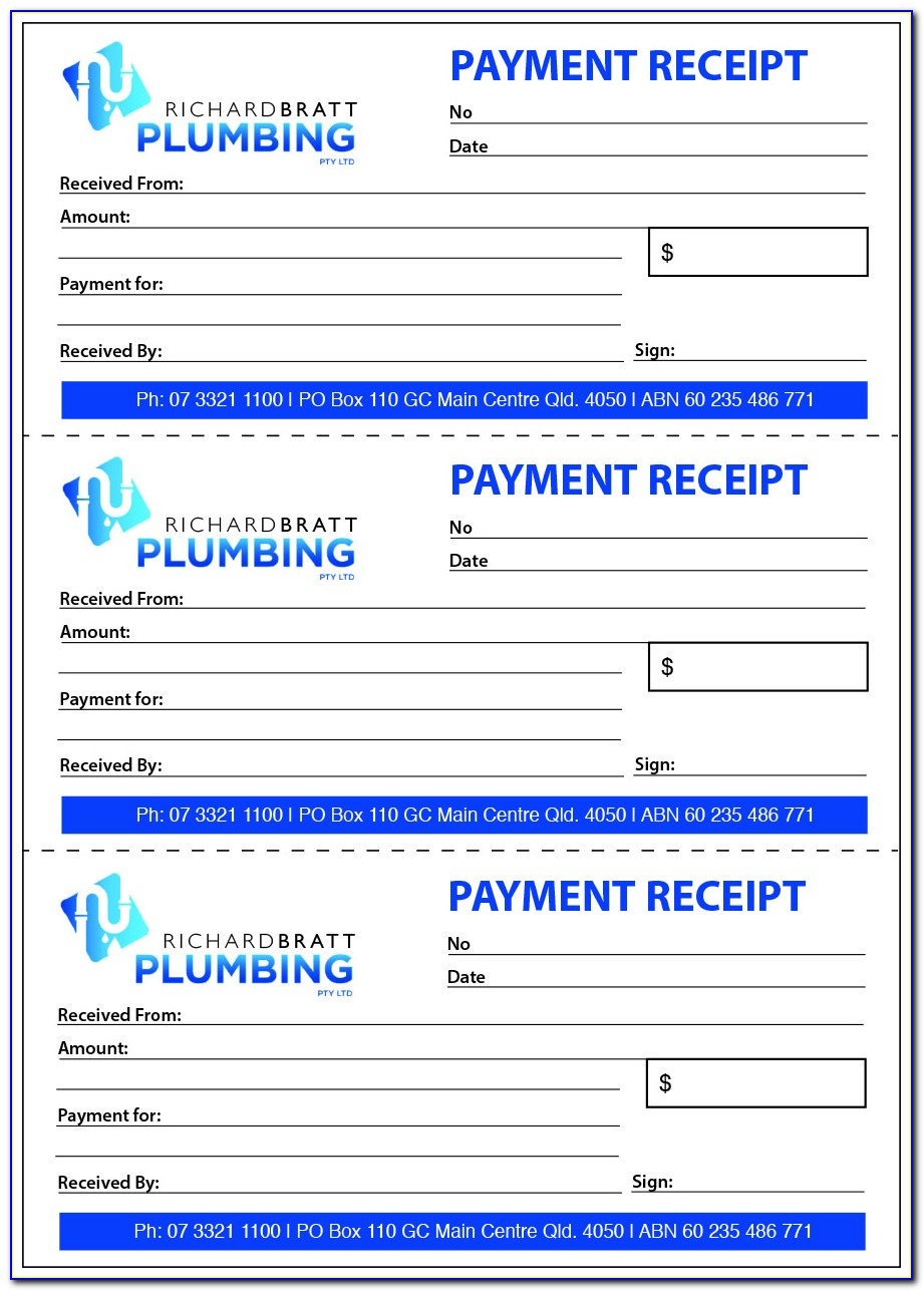 Blank Perforated Invoice Paper