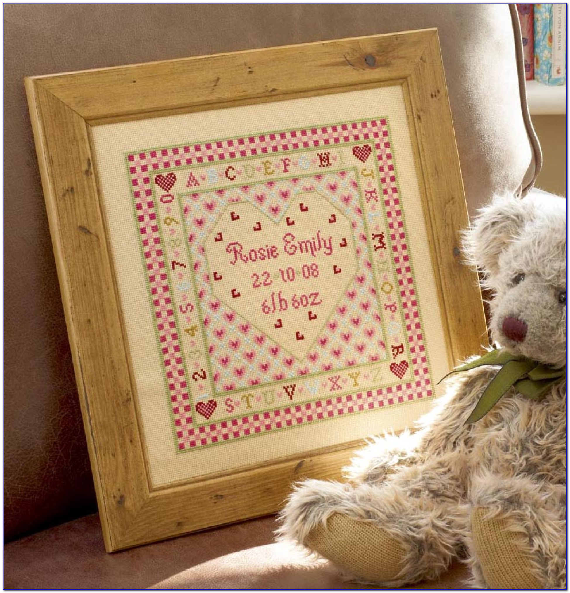 Counted Cross Stitch Baby Sampler Kits