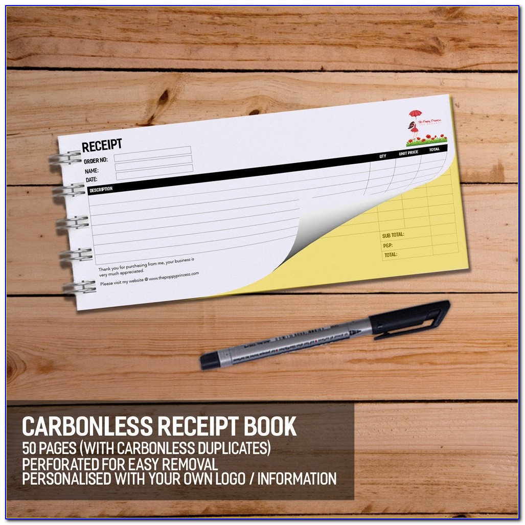 Custom Carbonless Invoice Book