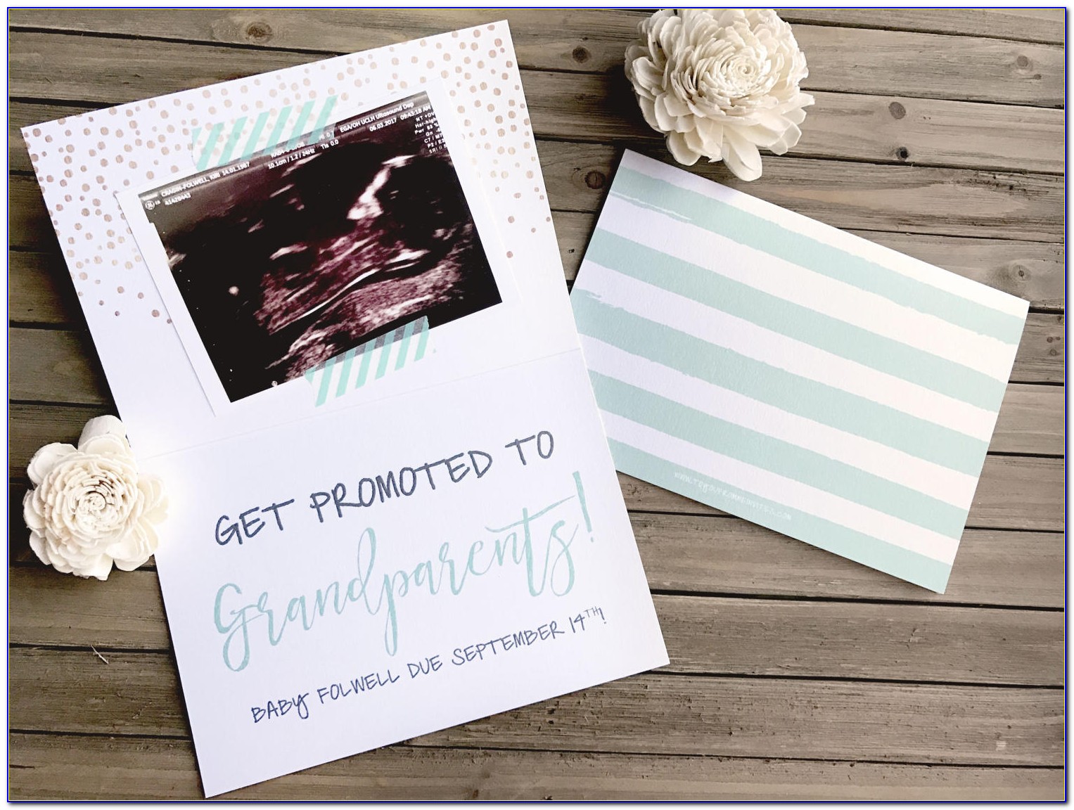 Custom Pregnancy Announcement Cards