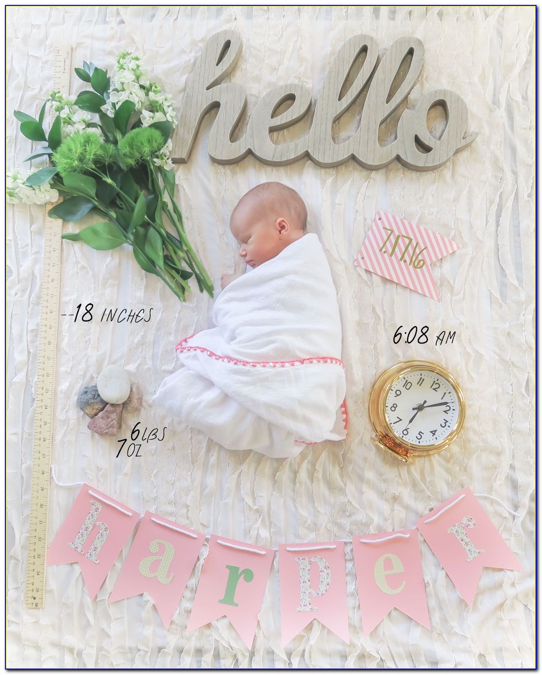 Cute Baby Arrival Announcements
