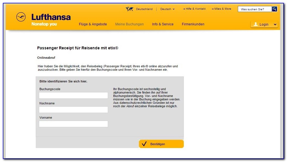 Deutsche Lufthansa Gst Invoice