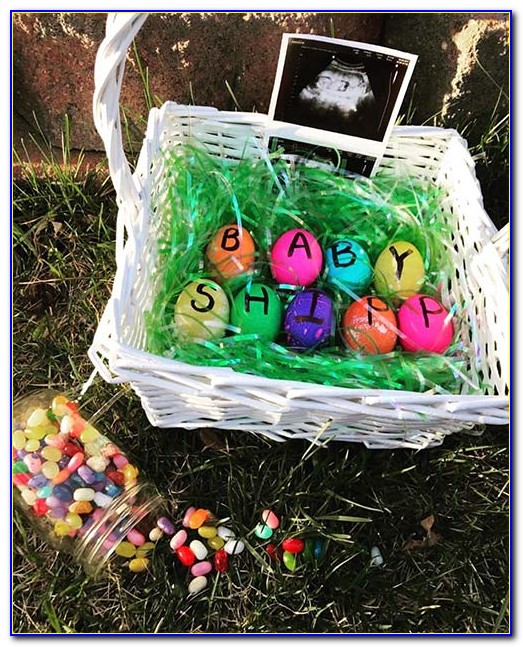 Easter Themed Baby Announcement