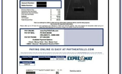Fdot Toll Enforcement Invoice Number