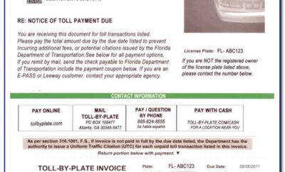 Fdot Toll Enforcement Invoice Pay Online