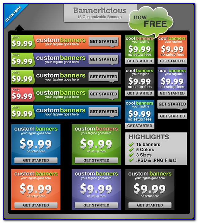 Free Banner Ad Templates Psd