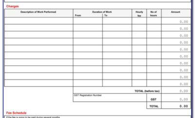 Free Blank Contractor Invoice Form