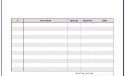 Free Fillable Invoice Forms