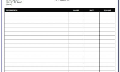 Free Printable Lawn Care Invoices