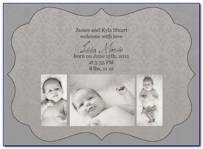 Funny Baby Birth Announcement Wording