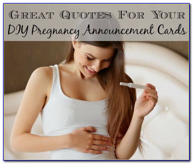 Good Pregnancy Announcement Captions