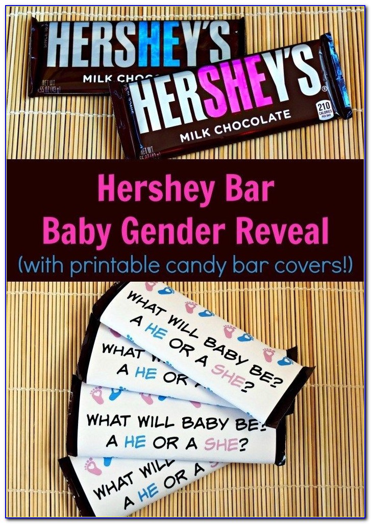 Hershey Candy Bar Baby Announcements