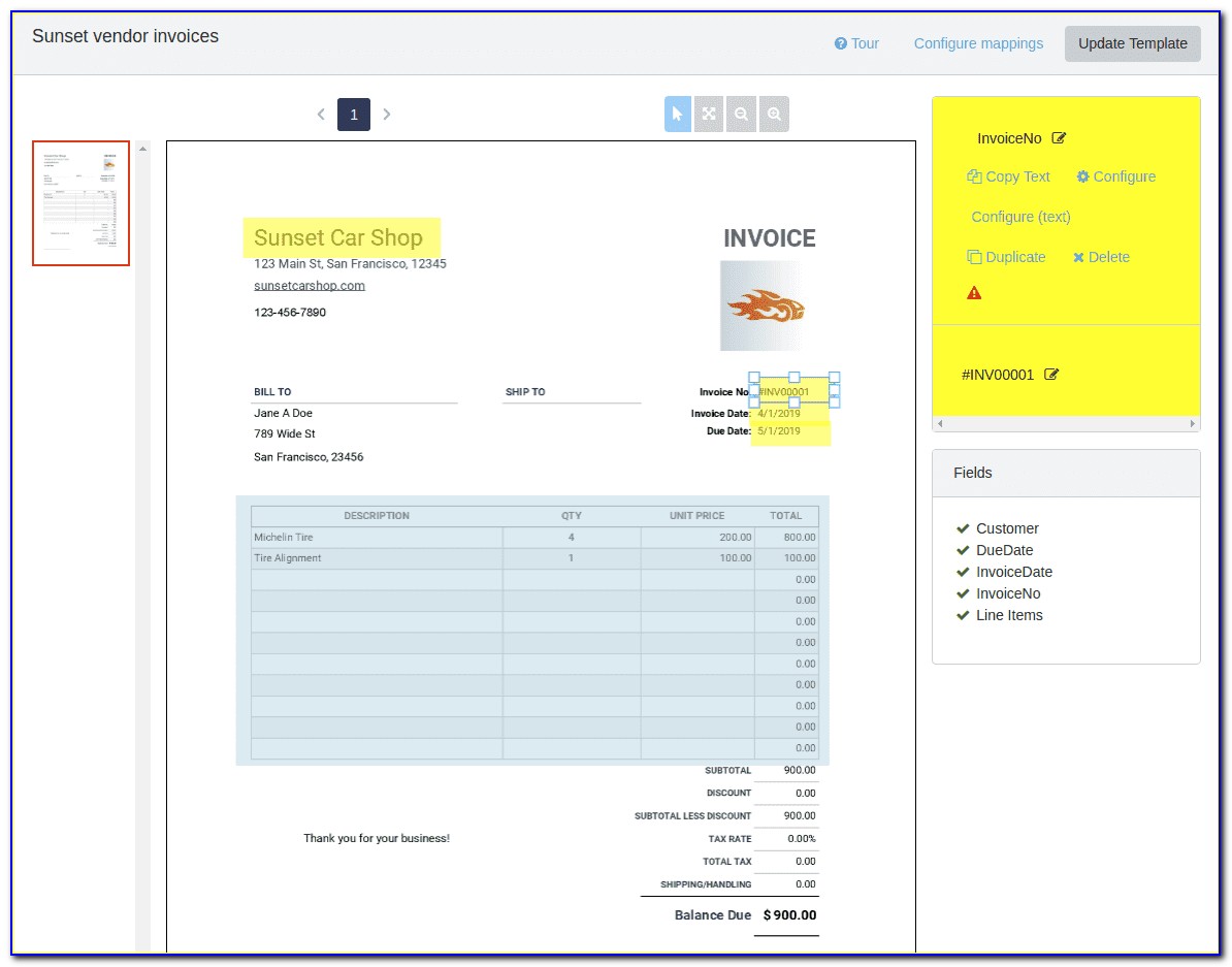 Import Invoice Data In Quickbooks Online